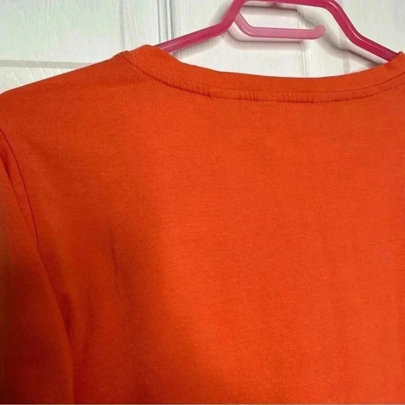 Weatherproof Vintage Shirt V-Neck Orange Size Large - Picture 10 of 16